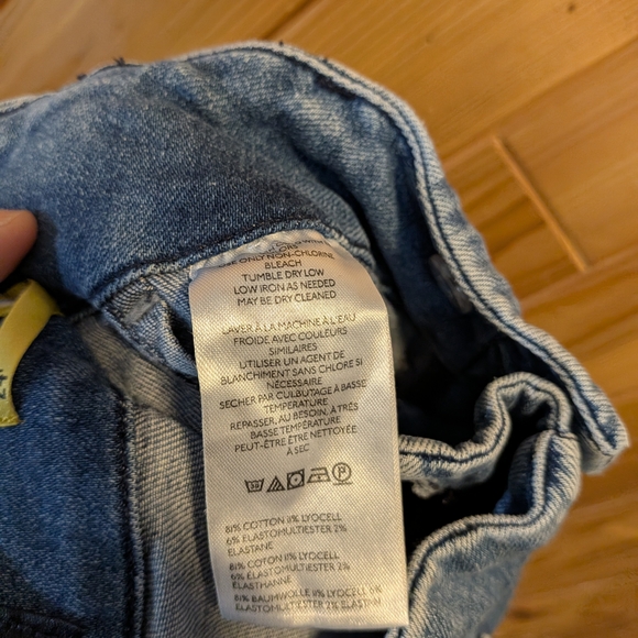 Maeve The Colette Crop High-Rise Wide-Leg Jeans Size 24P - Picture 4 of 6